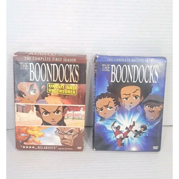 The Boondocks Complete 1st & 2nd Season DVD Set Uncut Uncensored Bundle - Picture 1 of 4